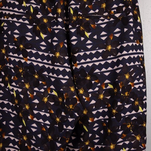 J. Crew Hidden Floral Turner pants-12 - Picture 4 of 5